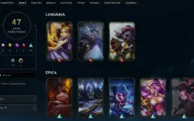 Conta League of Legends Full Acesso - 111 Champs e 47 Skins
