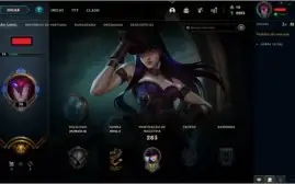 Conta League of Legends - Ícones 2014, Skins e 128 Champs