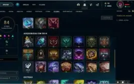 Conta League of Legends - Ícones 2014, Skins e 128 Champs