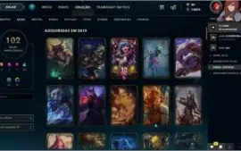 Conta Lol high elo com emotes challenger
