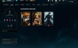 Conta Diamante 1 League of Legends