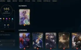 Conta League of Legends Full Acesso - 129 Champs e 105 Skins