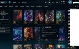 Conta lol com 45 skins, pra levar