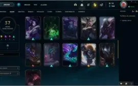 Vendo Smurf Ouro 4 com 37 skins