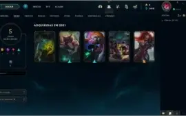 LEVEL 37 - SKIN MISS FORTUNE VINGADORA EXOCÓSMICA + 6 SKINS