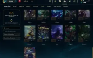Esmeralda 4 com 50 Champs e 25 Skins + Annie Hextec