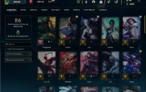 Esmeralda 4 com 50 Champs e 25 Skins + Annie Hextec