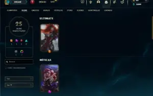 Esmeralda 4 com 50 Champs e 25 Skins + Annie Hextec