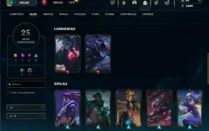 Esmeralda 4 com 50 Champs e 25 Skins + Annie Hextec