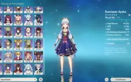 15 Personagens T5 + 7 Armas T5 - Genshin Impact