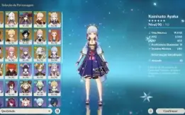 15 Personagens T5 + 7 Armas T5 - Genshin Impact