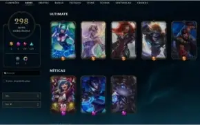 CONTA LOL / 301 SKINS / LVL 92