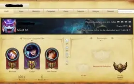 CONTA UNRANKED 83 CHAMPS 8 SKINS B2 NA FLEX