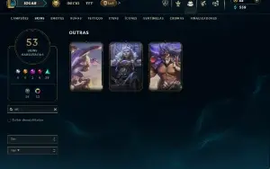 Platina 2 com 90 Champs e 53 Skins ( ADC / JG / MID )