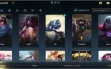 CONTA LEAGUE OF LEGENDS OURO IV ( COM SKIN VITORIOSA S2 )