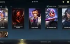 CONTA LEAGUE OF LEGENDS OURO IV ( COM SKIN VITORIOSA S2 )