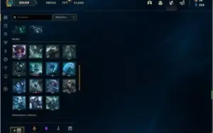 Conta lol plat 1 203 skins