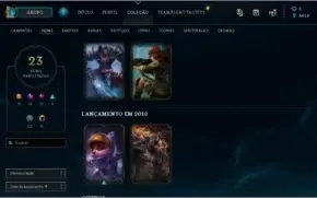 CONTA LEAGUE OF LEGENDS BARATA!!!