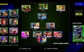 efootball 2024 conta de pc, painel da stean