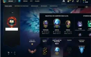 Conta bronze 4 com TODOS os champs e 110 Skins