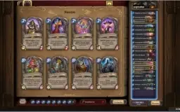 Conta Hearthstone com mais de 100 cards lendários