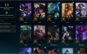 CONTA LEVEL 25 BOM PARA SMURF COM MUITAS SKINS E CHAMPS.
