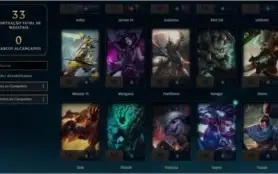 CONTA LEVEL 25 BOM PARA SMURF COM MUITAS SKINS E CHAMPS.