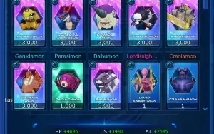 Conta EndGame LADMO - Server alpha com 2 U - Digimon Masters