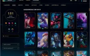 Conta de League of Legends Todos os Bonecos