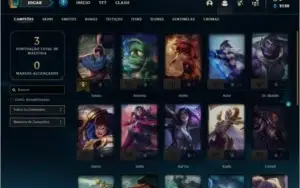 Conta bronze 1 com 25 champs e 2 skins