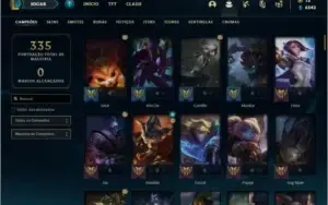 Conta platina 1 com 116 champs e 81 skins ( MAIN TOP )