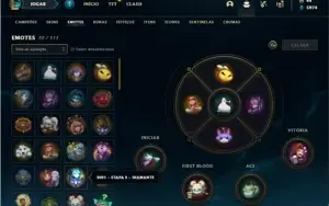 Conta ouro 2 com 73 Champs e 31 Skins + KAYLE JUIZA RARA