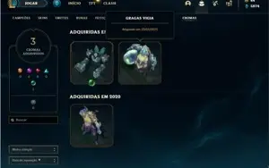 Conta ouro 2 com 73 Champs e 31 Skins + KAYLE JUIZA RARA