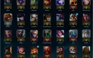 Conta league of legends - 98 skins - nível 65
