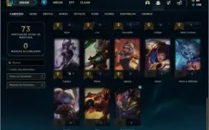 Conta MESTRE com 33 champs e 2 skins