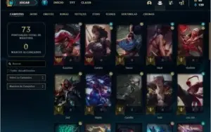 Conta MESTRE com 33 champs e 2 skins