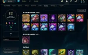 Conta MESTRE com 33 champs e 2 skins
