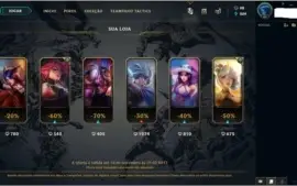 CONTA LOL PLATINA 2| SKINS ULTIMATE E MÍTICA