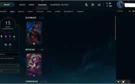 CONTA LOL PLATINA 2| SKINS ULTIMATE E MÍTICA