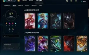 Conta de League of Legends Diamante 5