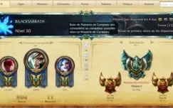 Conta Platina 05 119 champ 80 skins 09 pg de runas