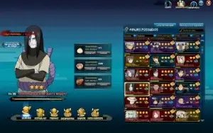 Conta naruto online com 850K de fc Top 5 Serv geral com todo