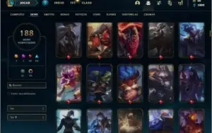 Conta ouro 2 com 150 champs e 188 skins ( MAIN JG )
