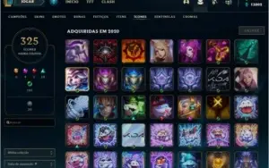 Conta de lol diamante com preço de desapego.
