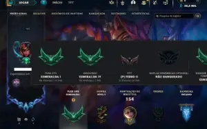 Esmeralda 4 com 70 Champs e 63 Skins ( MAIN ADC )