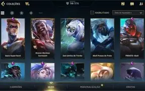 CONTA WILD RIFT- ESMERALDA I 16 SKINS