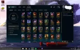 CONTA LVL 67 GOLD V 41 CAMPEÕES 8 SKINS