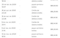 CONTA VALORANT R$ 700,00 GASTOS EX RADIANTE
