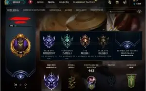 CONTA DO LOL [LVL 196, DIAMANTE, 104 SKINS]