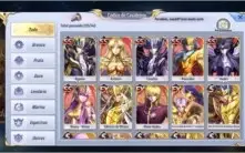 Saint Seiya Awakening - LVL 70 S5/conta completa